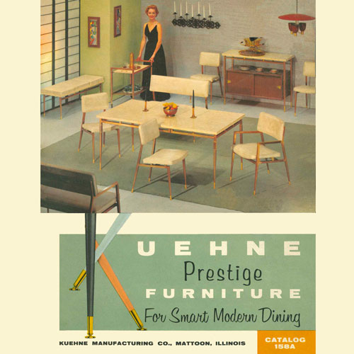 Kuehne Furniture 1958 Catalog Cover