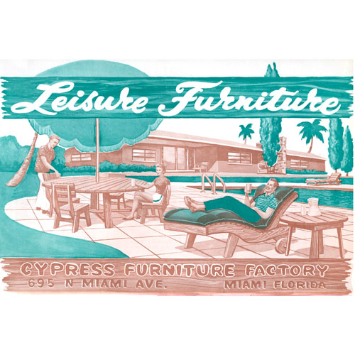 Cypress Furniture Factory 1950s Catalog