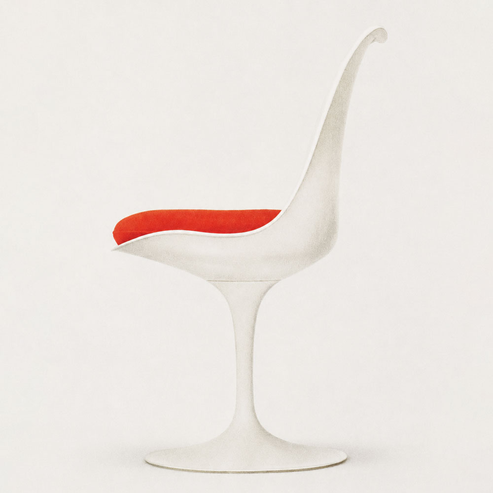 Eero Saarinen Pedestal Series Knoll 1970