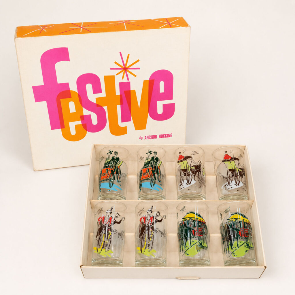 Qwkdog Anchor Hocking Festive Glassware Set