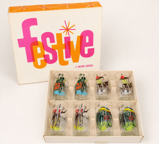 Qwkdog Anchor Hocking Festive Glassware Set
