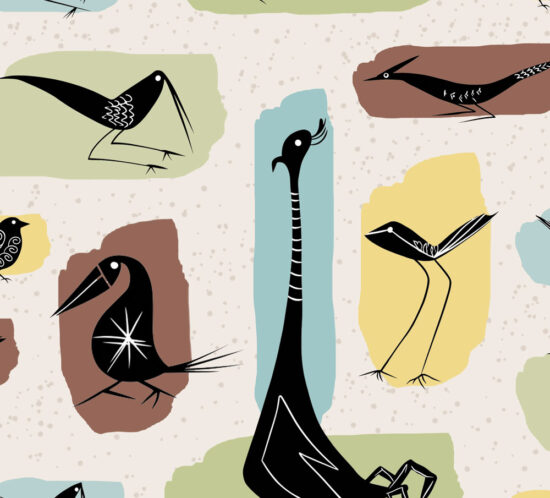 QwkDog Marc Bellaire Bird Isle Fabric Design