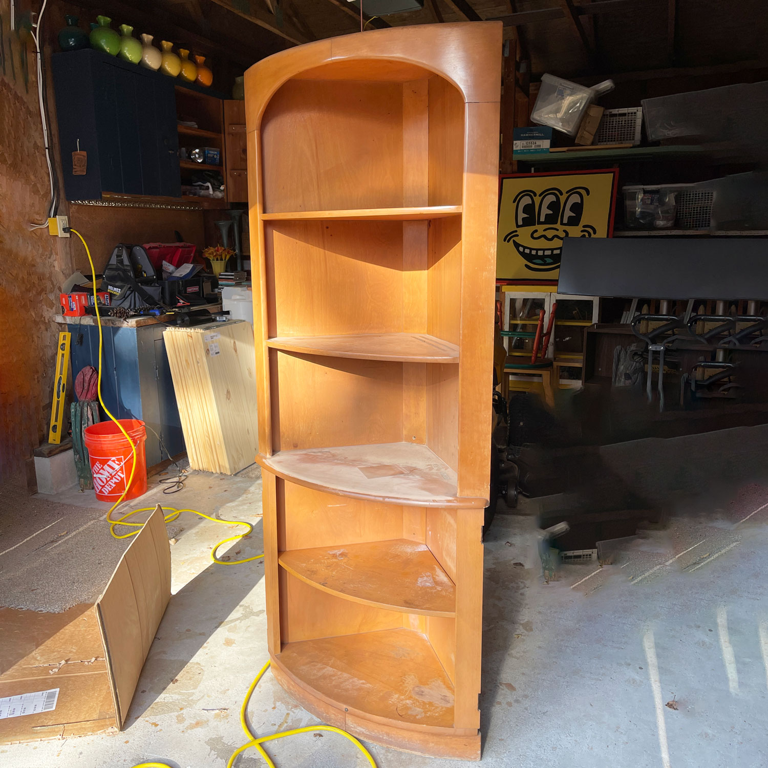 qwkdog-heywood-wakefield-corner-cabinet-restoration-04 Heywood-Wakefield M276 Corner Cabinet
