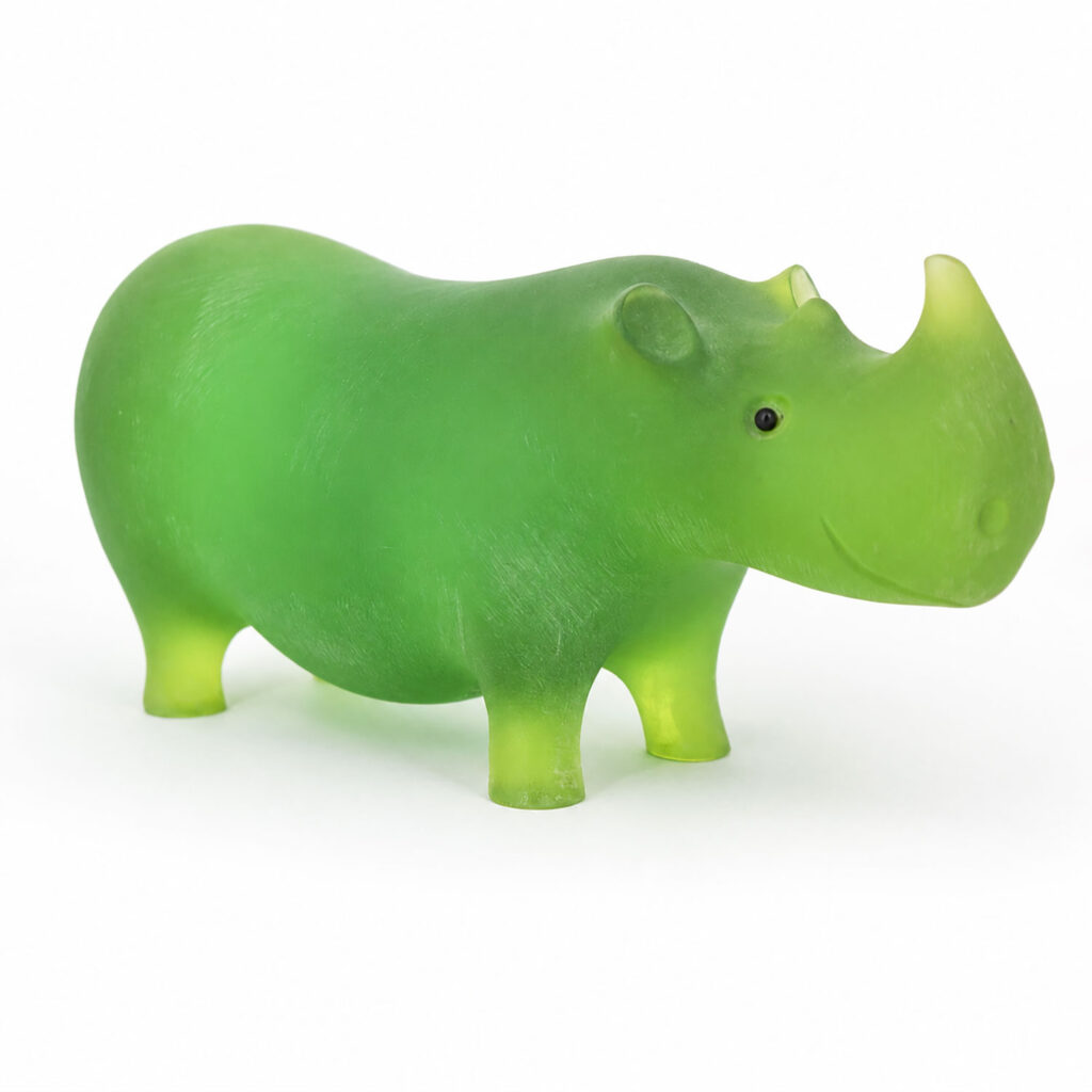 Sascha Brastoff Resin Rhino