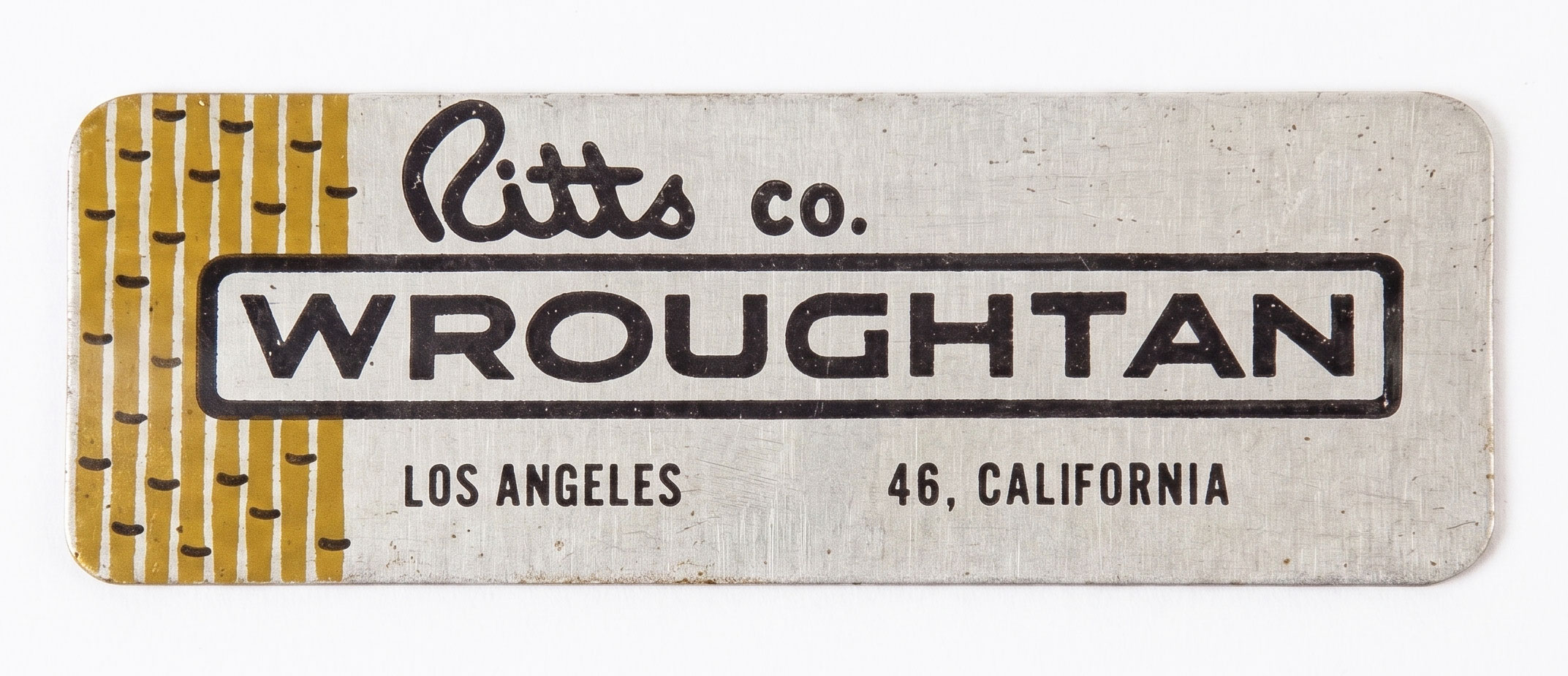 Ritts Co Wroughtan Furniture Tag Ritts Co Wroughtan Furniture Tag